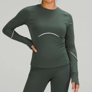 lululemon athletica Dark Green Long Sleeve Top